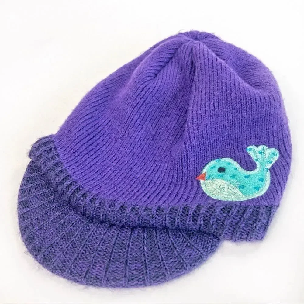 Put a Bird On It Purple Brimmed Hat